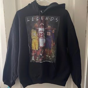 Mens Large LEGENDS hoodie feat Kobe Bryant, Michael Jordan and LeBron James